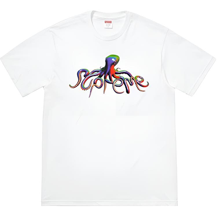 Футболка Supreme SS18 Tentacles Tee White T - изображение 1