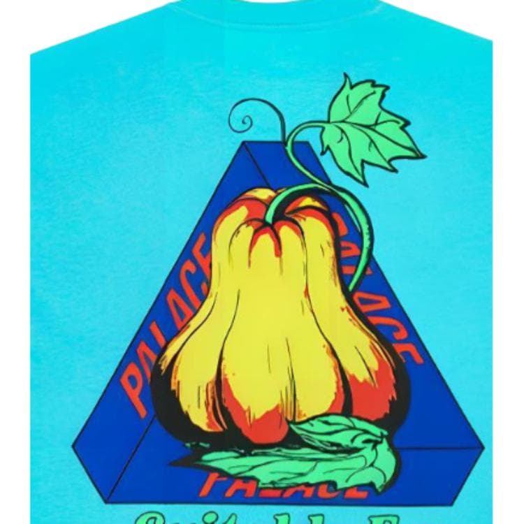 Футболка PALACE Nein Cheese Nein Egg T-Shirt Blue T - изображение 8
