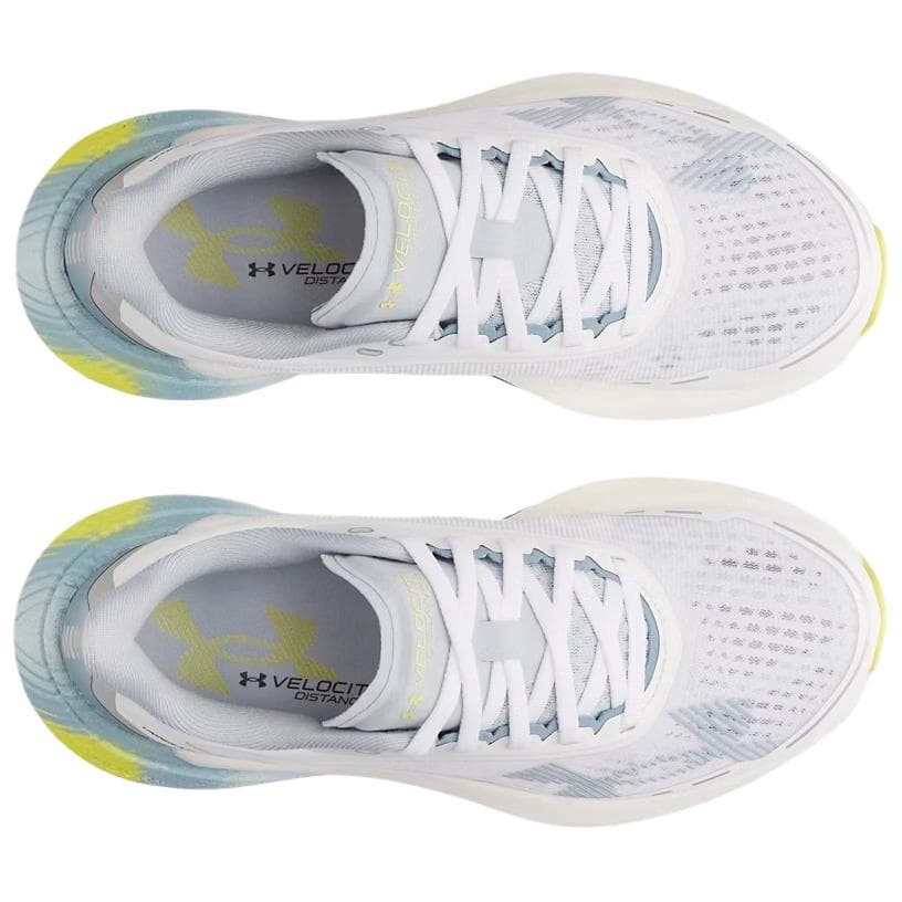 Кроссовки для бега Under Armour Velociti Distance Беговые кроссовки Белый Синий Mist Женские - изображение 4