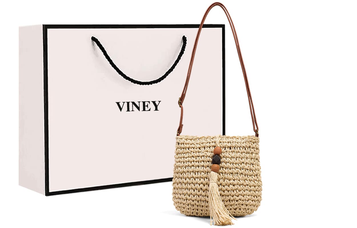 Сумка через плечо VINEY Crossbody сумка Ecru (Брелок включен) Женская - изображение 2