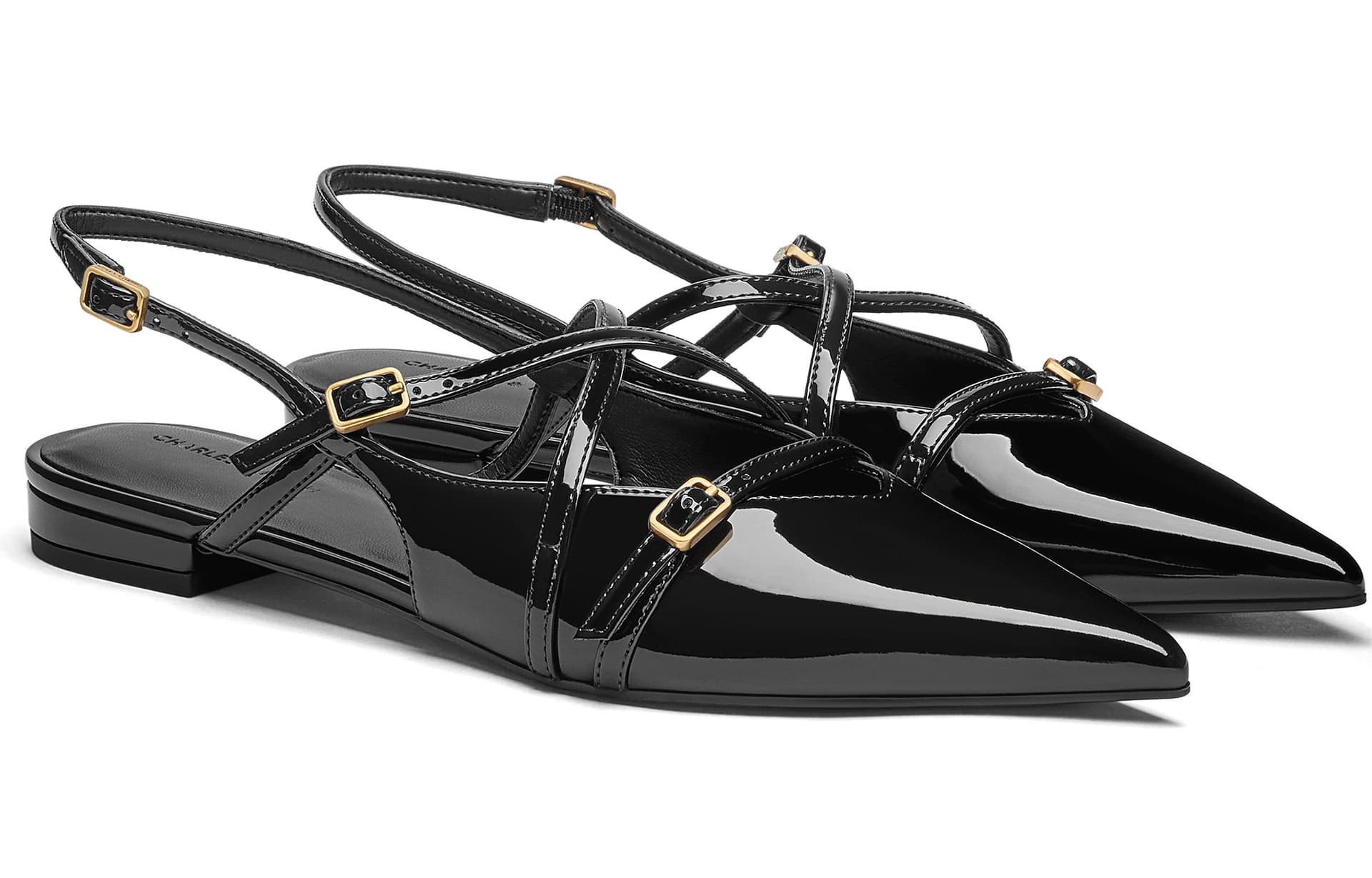 Шлёпанцы CHARLES KEITH One Шнуровые Сандалии Женские - изображение 2