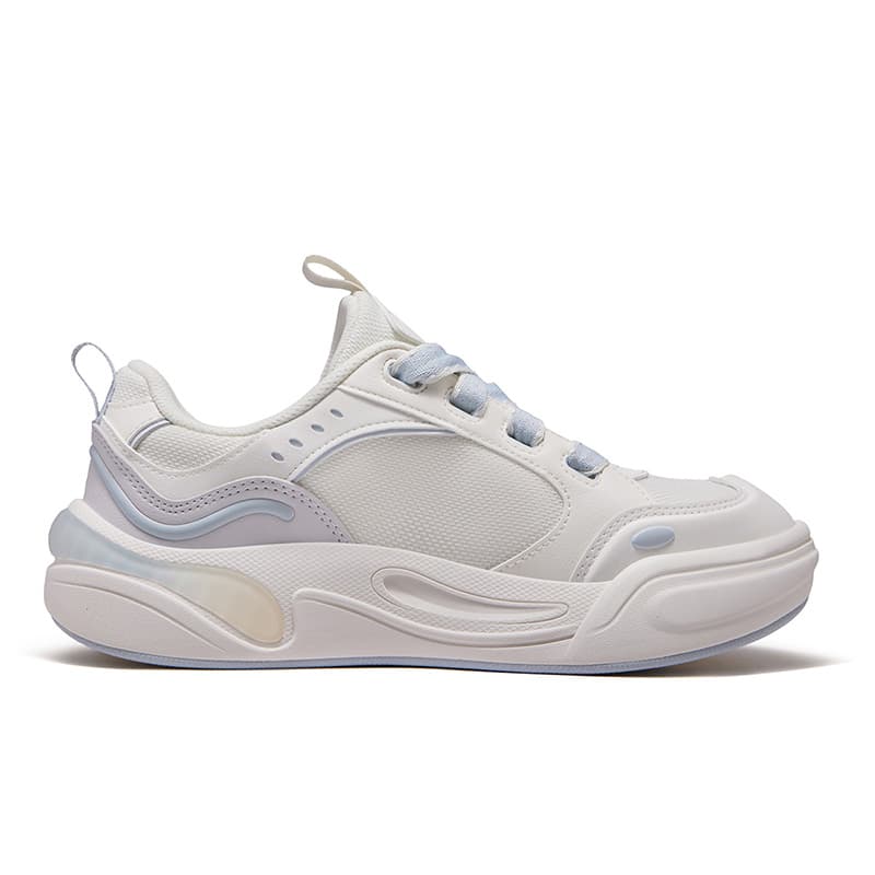 Кроссовки FILA FUSION CANNOLI Cake Shoes Кеды для скейтбординга Низкий Топ Снег Светящийся Синий Женские - изображение 2