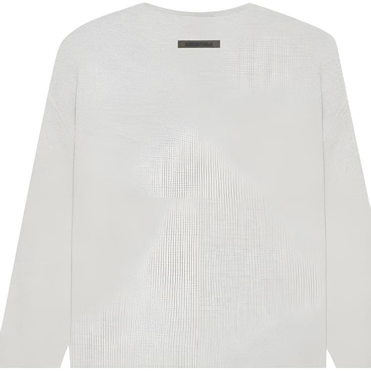 Кофта Fear of God Essentials Thermal Henley Long Sleeve Light Heather Oatmeal T - изображение 4