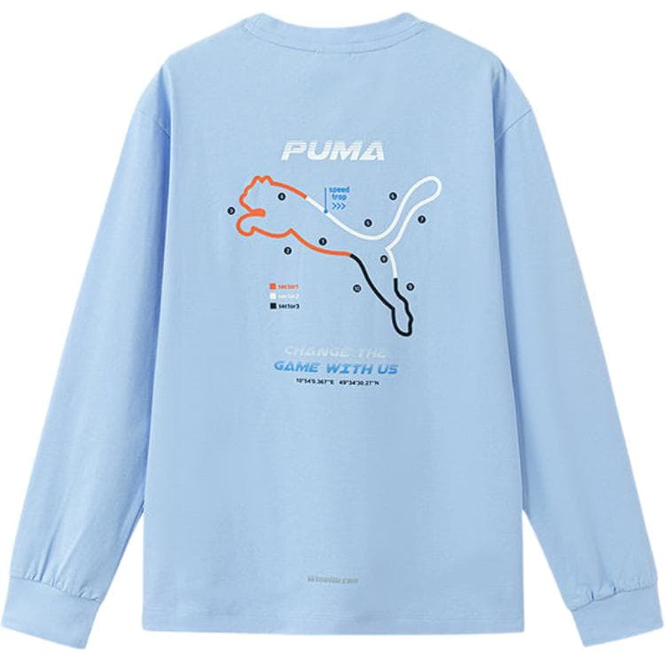 PUMA Озерно-голубой 80401 Детский Быстросохнущий T-рубашки - изображение 2