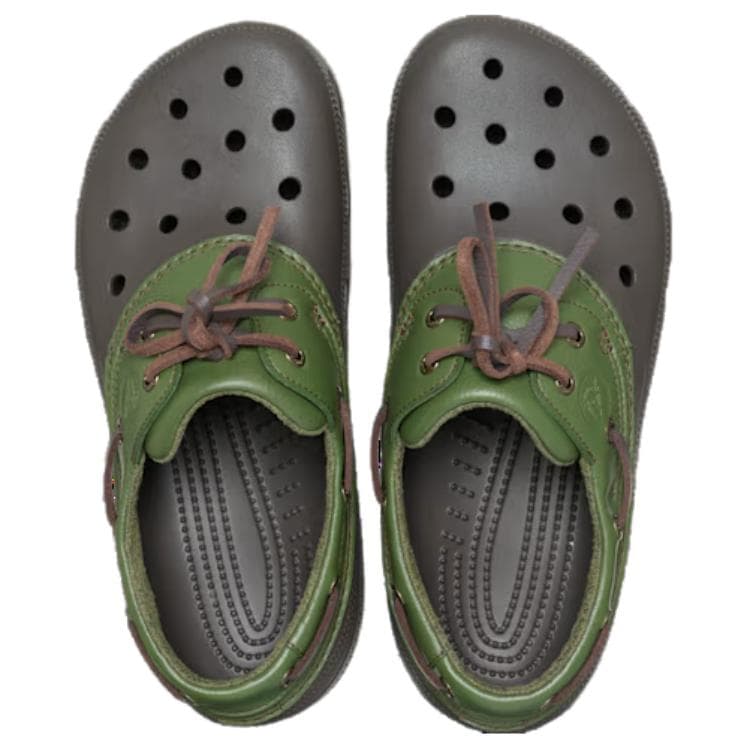 Сабо Crocs Sabo Rubber Slippers Коричневый Зеленый Унисекс - изображение 3