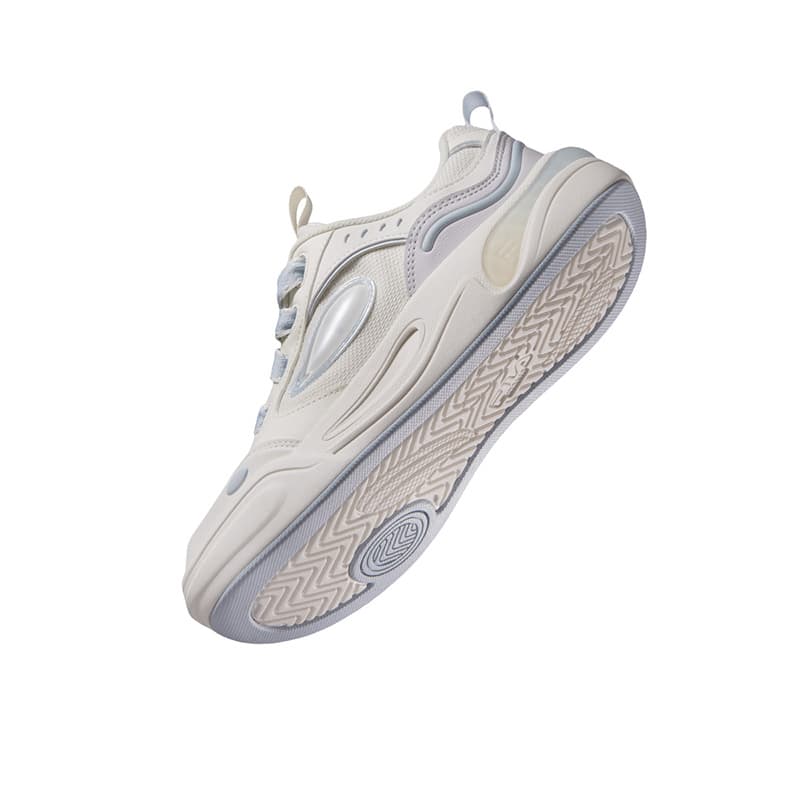 Кроссовки FILA FUSION CANNOLI Cake Shoes Кеды для скейтбординга Низкий Топ Снег Светящийся Синий Женские - изображение 6