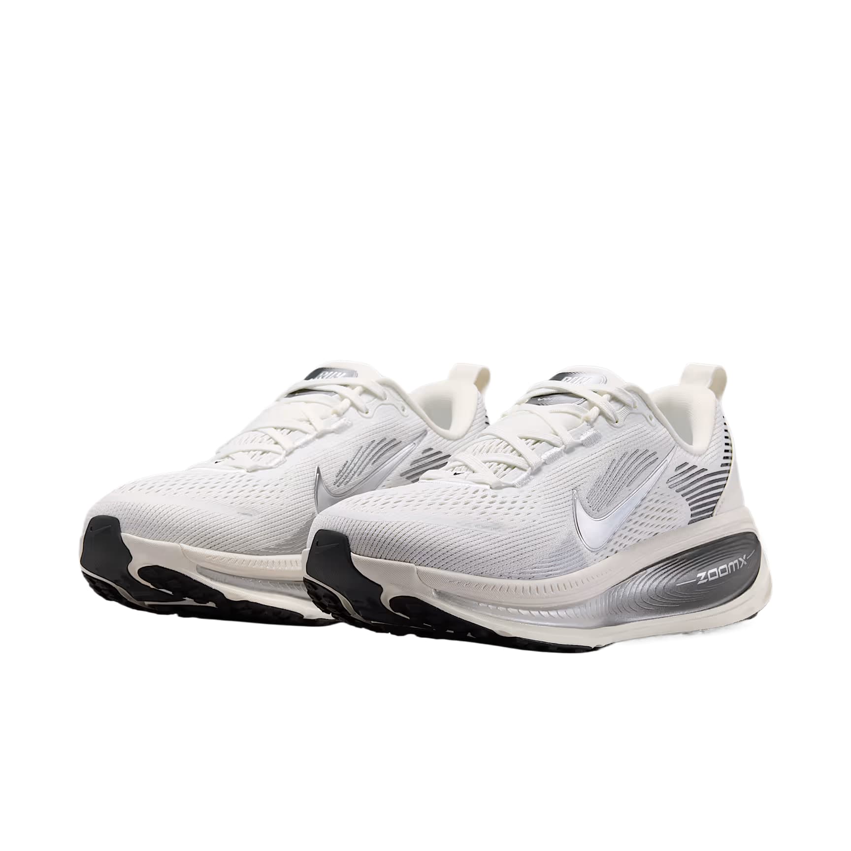 Кроссовки для бега Nike Vomero 18 Беговые кроссовки Low Топ PEAK Белый Парусный белый Фотонно-серый Металлическое серебро Женские - изображение 3