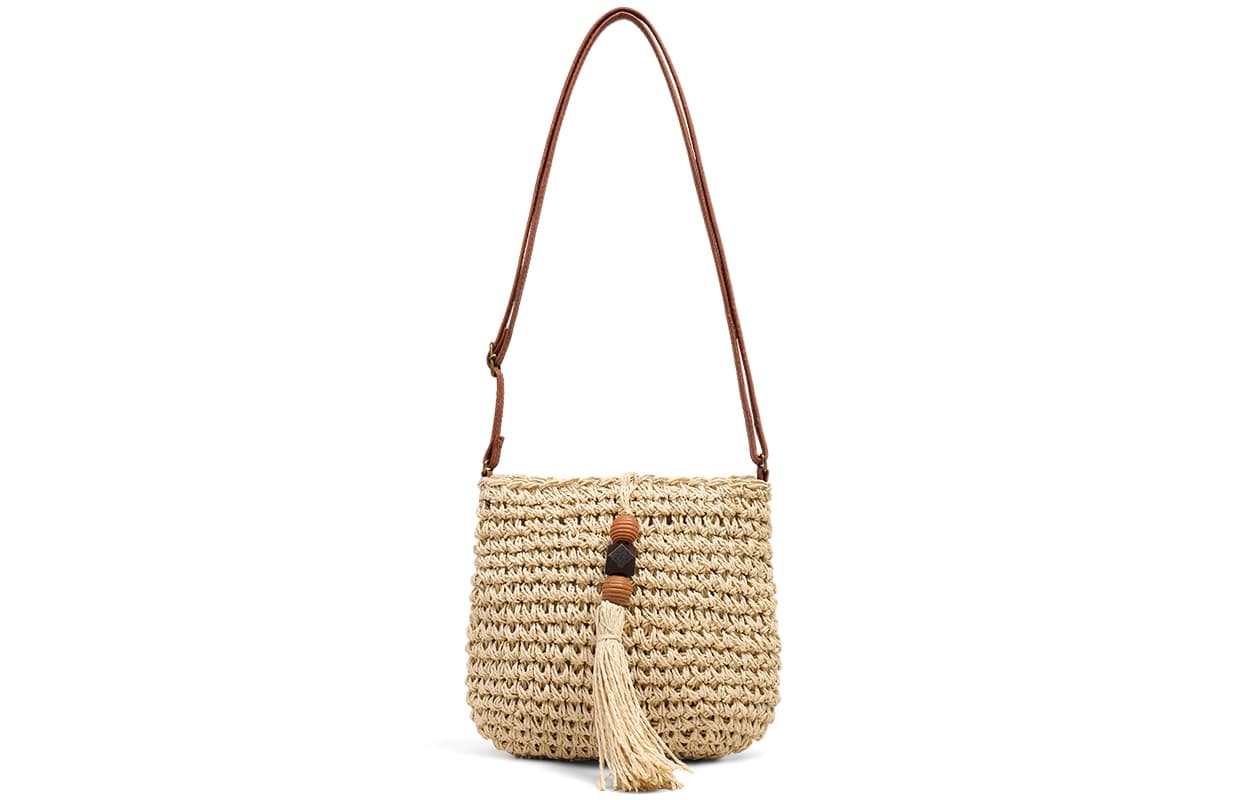 Сумка через плечо VINEY Crossbody сумка Ecru (Брелок включен) Женская - изображение 1