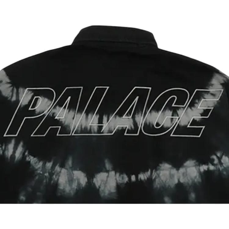 Рубашка PALACE SS22 Tie-dye Shirt Black - изображение 6
