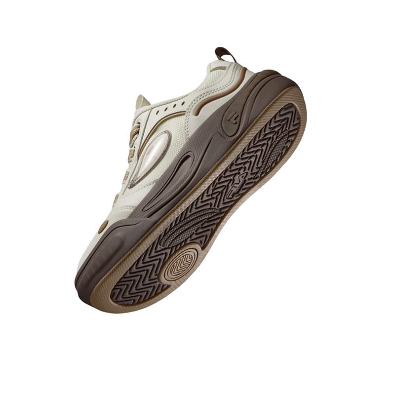 Кроссовки FILA FUSION CANNOLI Cake Shoes Кеды для скейтбординга Низкий Топ Крафт-бумага Белый Темно-желтый Женские - изображение 6
