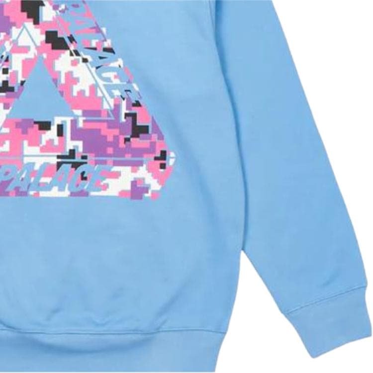 Худи PALACE FW22 Tri-Digi Hood Baby Blue Logo - изображение 5