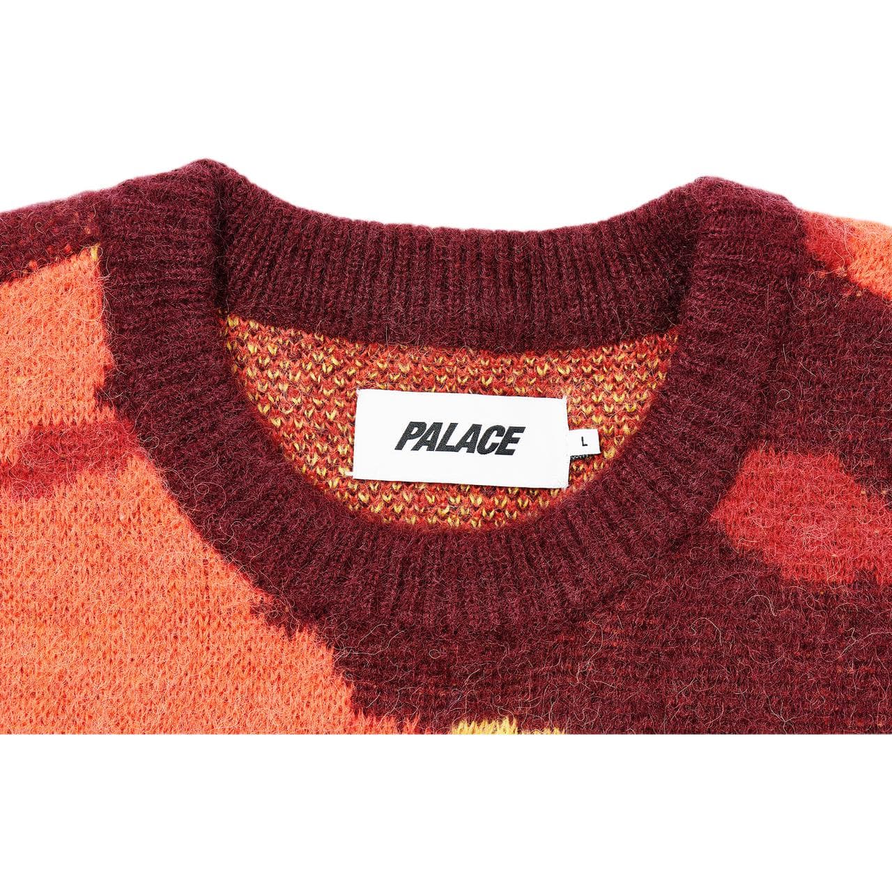 PALACE ULTIMO FW23 HAIRY CAMO KNIT - изображение 3