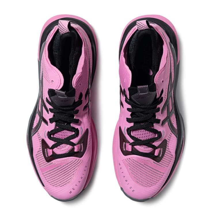 Кроссовки asics METARISE 2 Волейбольные кроссовки Low Топ Розовый черный Мужской - изображение 5