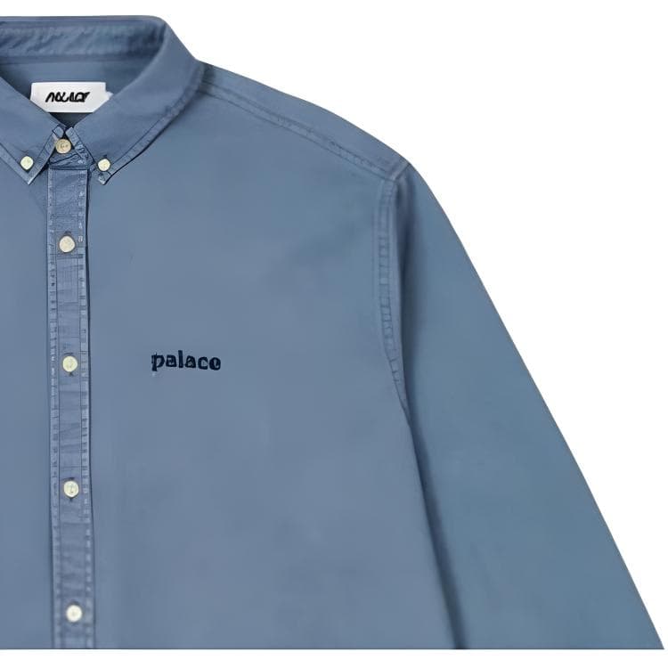 Рубашка PALACE FW24 Blue Unisex Shirt PALACE FW24 Синий Унисекс Рубашка - изображение 3