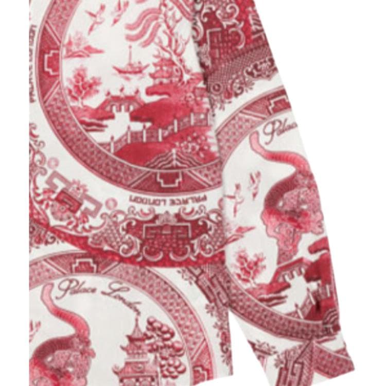 Рубашка PALACE SS22 China Plate Shirt Red - изображение 6