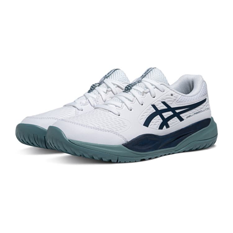 asics Gel Resolution X Детские тренировочные кроссовки Low Топ Белый Kids - изображение 3