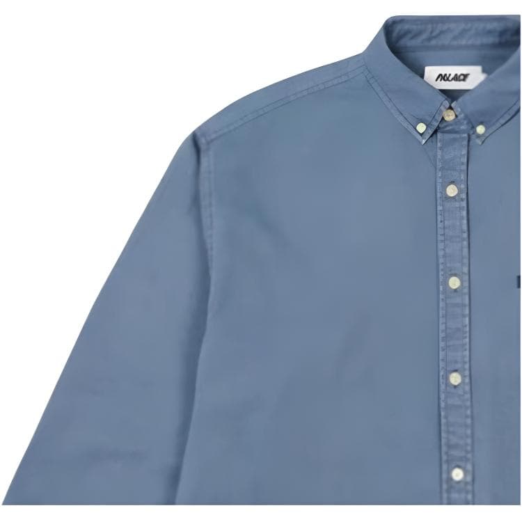 Рубашка PALACE FW24 Blue Unisex Shirt PALACE FW24 Синий Унисекс Рубашка - изображение 4