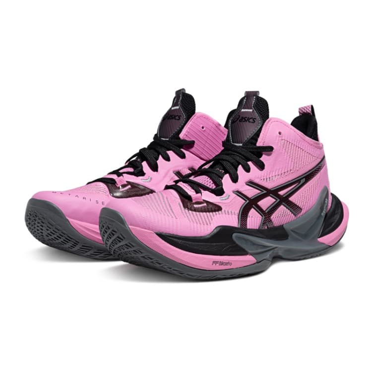 Кроссовки asics METARISE 2 Волейбольные кроссовки Low Топ Розовый черный Мужской - изображение 3