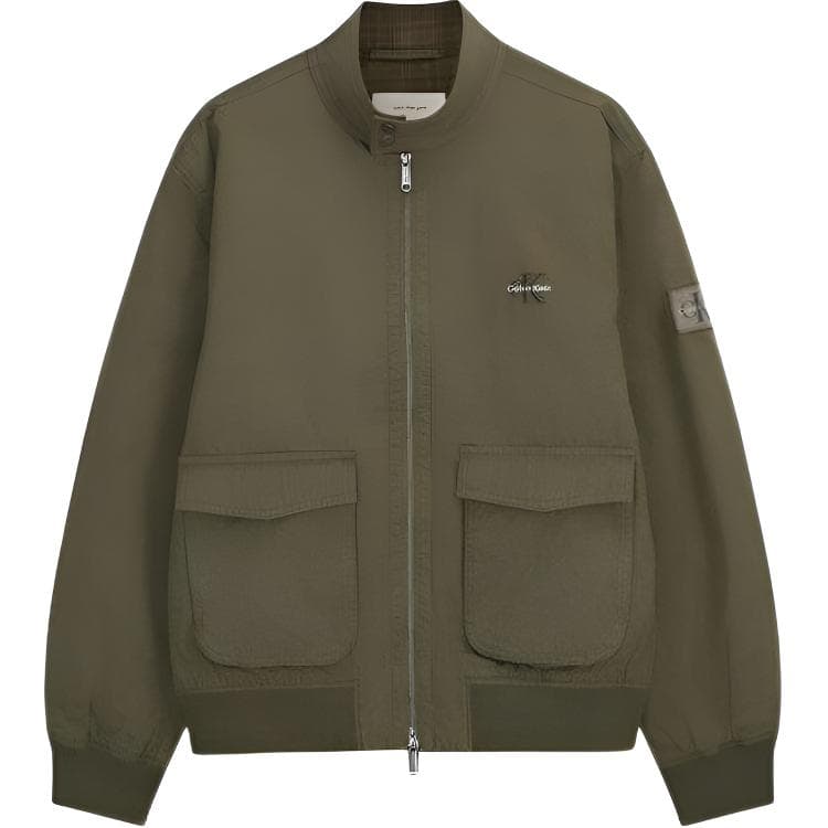 Джинсовая куртка Calvin Klein LI1 Армейский зеленый Мужской Джинсовые куртки - изображение 1