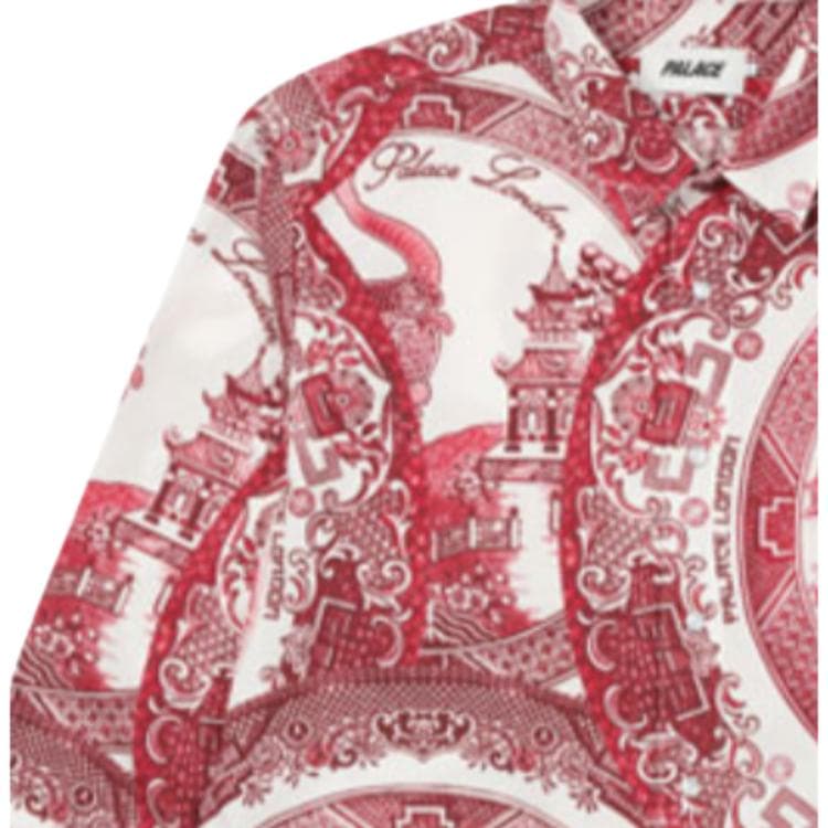Рубашка PALACE SS22 China Plate Shirt Red - изображение 7