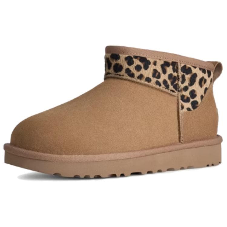 Ботинки зимние UGG Classic Novelty Сноубутсы Каштановые Женские - изображение 2