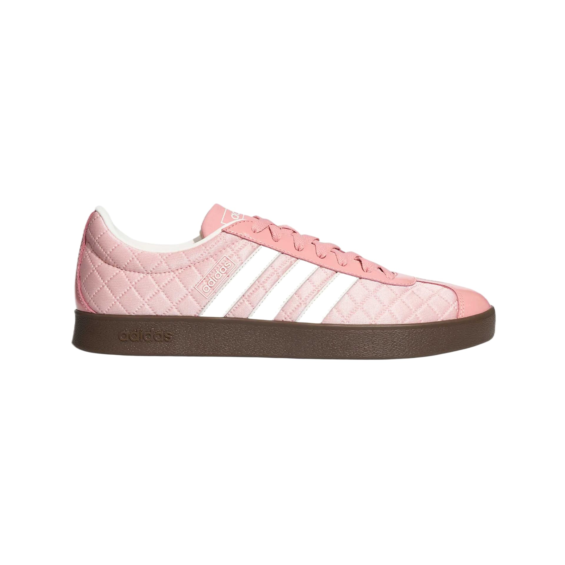 Кроссовки Adidas Vl Court Кеды немецкой армии (GAT) Низкий Топ Розовый Белый Женские - изображение 2