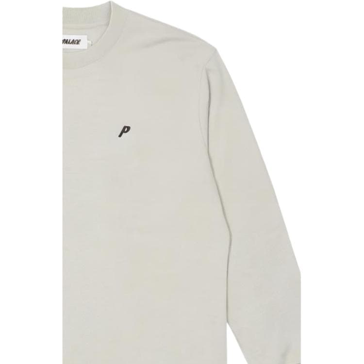 Худи PALACE Mock Neck 320 Crew Grey Maal - изображение 4