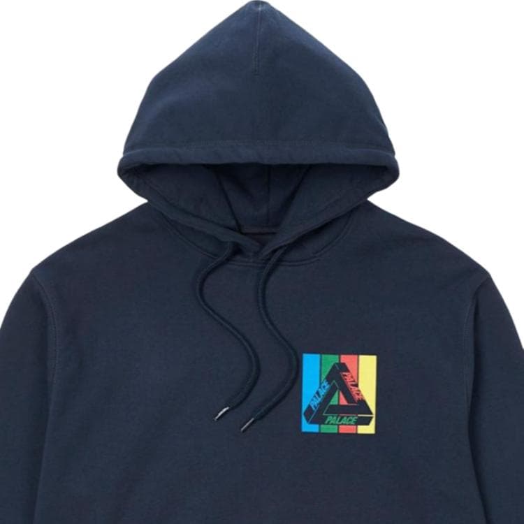 Худи PALACE SS22 Tri-Emb Hood Navy - изображение 4