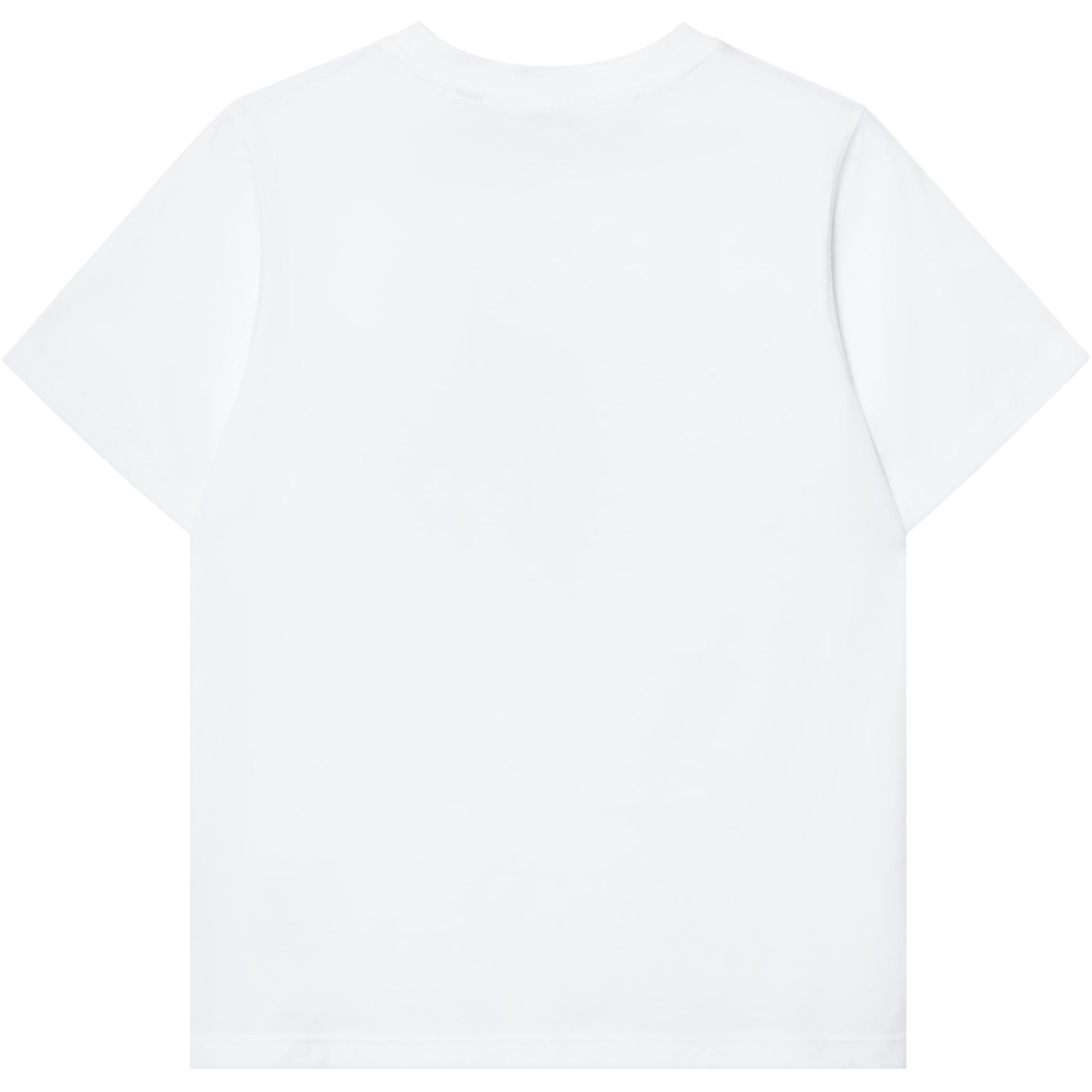 Футболка Burberry Белые Детские Рубашки T - изображение 2