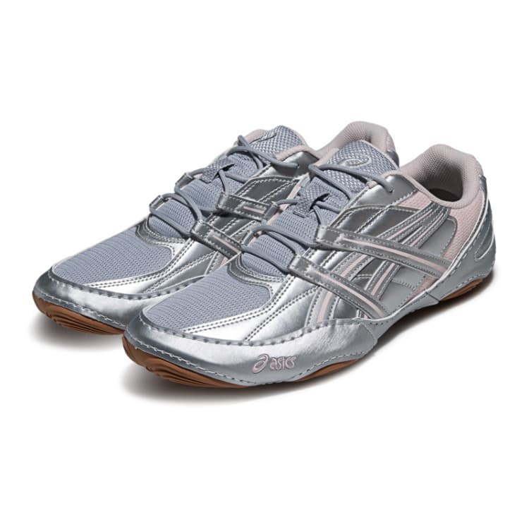 Кроссовки asics Hypersync Повседневная обувь Low Топ Серый розовый Мужской - изображение 3