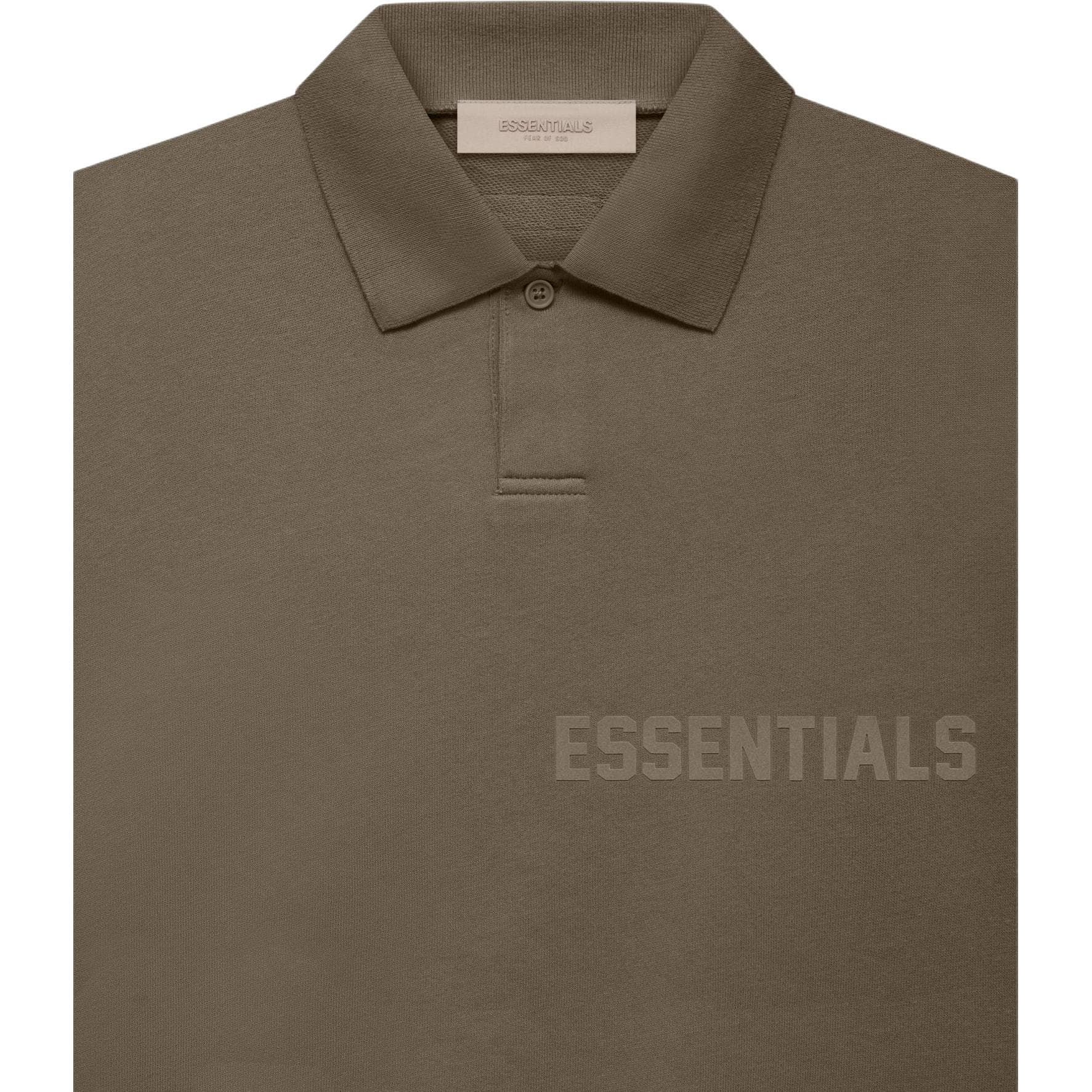 Поло Fear of God Essentials FW22 LS Wood Polo - изображение 4
