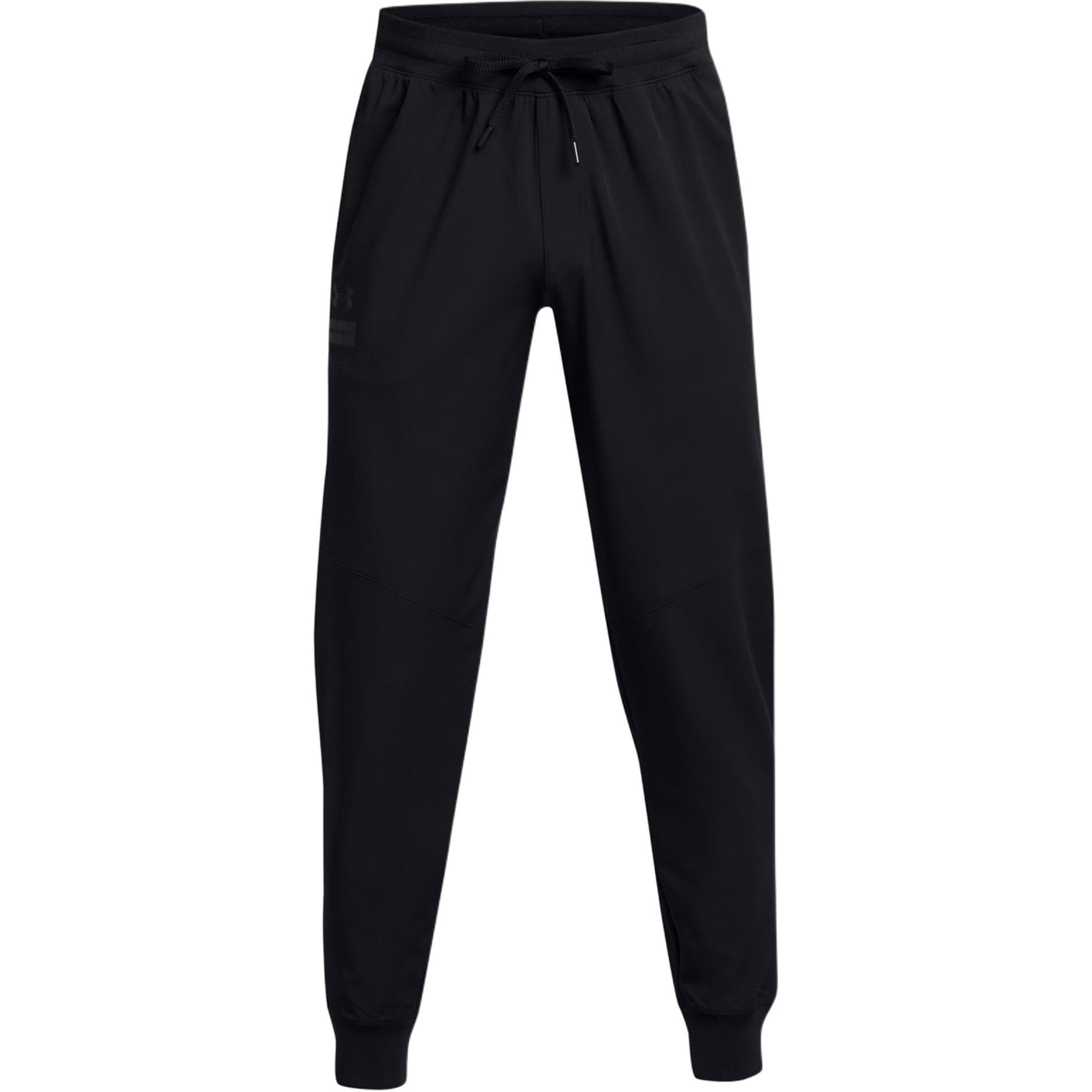 Штаны Under Armour Черные Мужские Спортивные Трикотажные Штаны - изображение 1