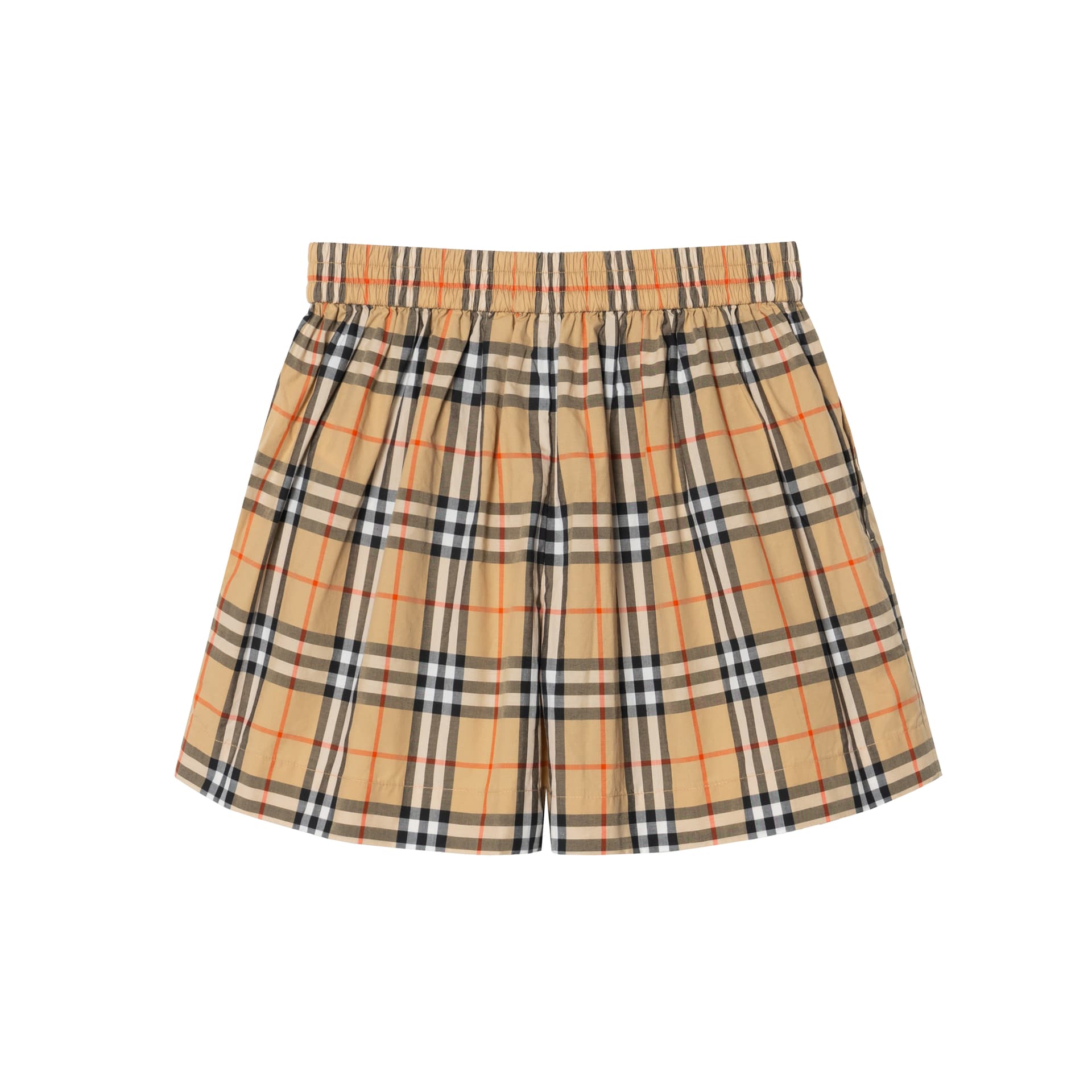 Burberry Песочно-бежевые Kids Шорты - изображение 3