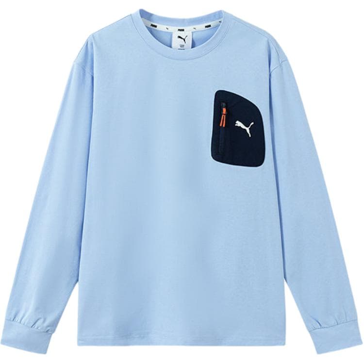 PUMA Озерно-голубой 80401 Детский Быстросохнущий T-рубашки - изображение 1
