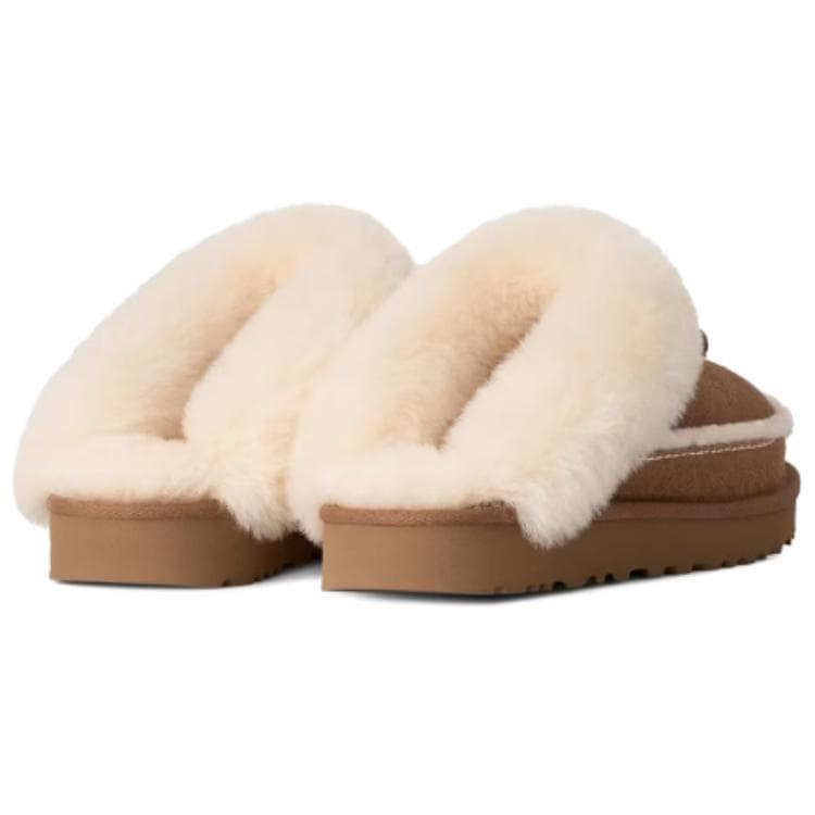 Сандалии UGG Cluggette Закрытые тапочки Каштановый цвет Женские - изображение 3