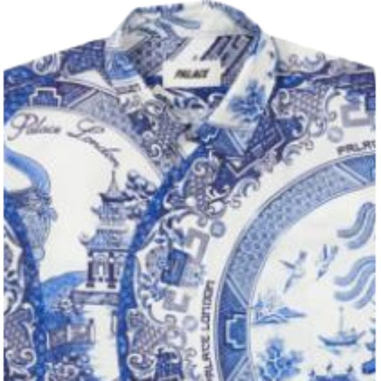 Рубашка PALACE SS22 China Plate Shiet Navy - изображение 4