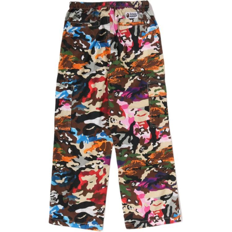 A BATHING APE Смешанный Камуфляж Женские Карго Брюки - изображение 2