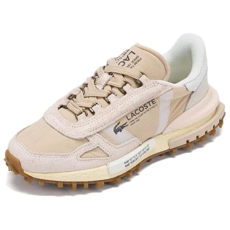 Кроссовки LACOSTE Elite Active Повседневная обувь Low Топ Желто-розовый ANQ Женские - изображение 2