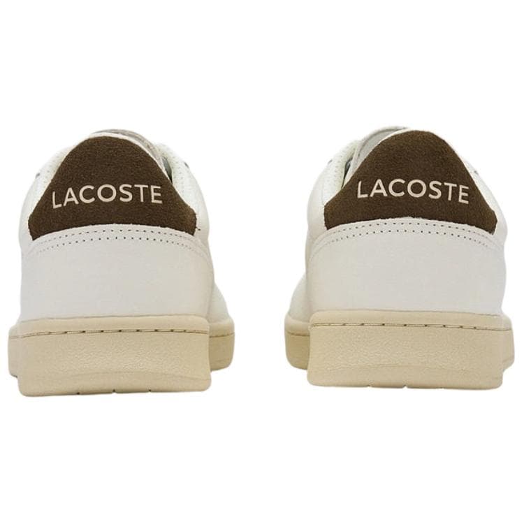 Кроссовки LACOSTE Carnaby Set Скейтборд Кеды Экрю Темно-Коричневый 2F5 Мужской - изображение 4