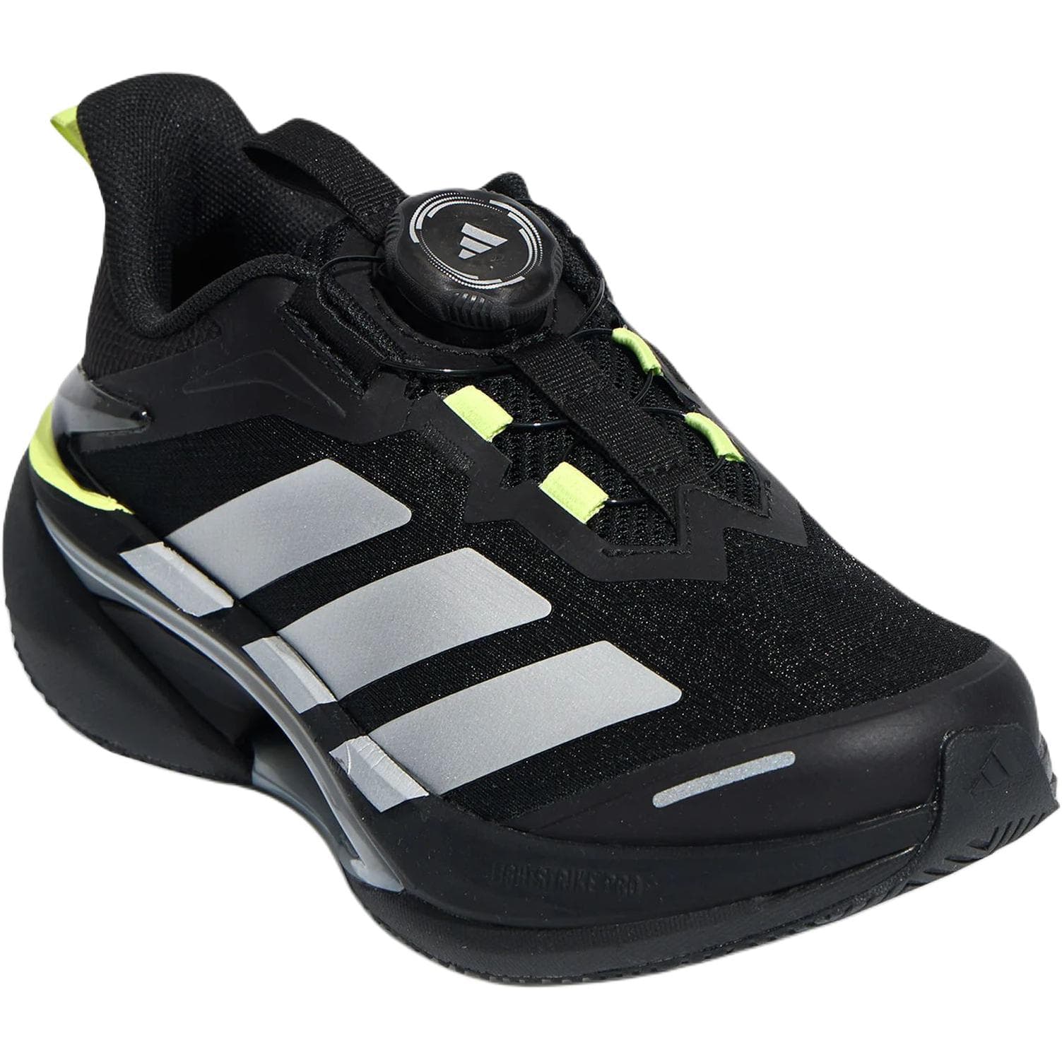 Кроссовки Adidas Lightdart 2,0 Детские беговые кроссовки Низкий Топ Черный Темный Серебряный Металл Kids - изображение 3