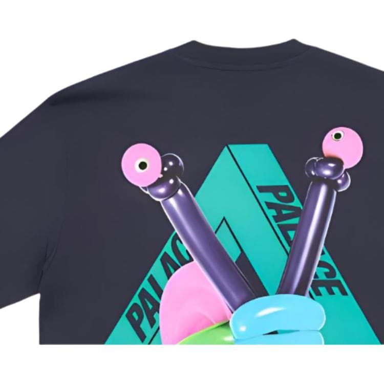 Футболка PALACE 2023 Tri-Twister t-Shirt navy LogoT - изображение 5