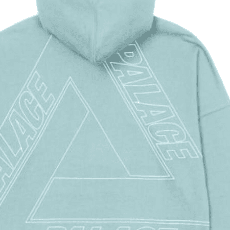 Худи PALACE FW21 ULTIMO Jumbo Tri-Ferg Drop Shoulder Hood Green Logo - изображение 3