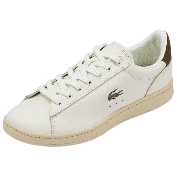 Кроссовки LACOSTE Carnaby Set Скейтборд Кеды Экрю Темно-Коричневый 2F5 Мужской - изображение 2