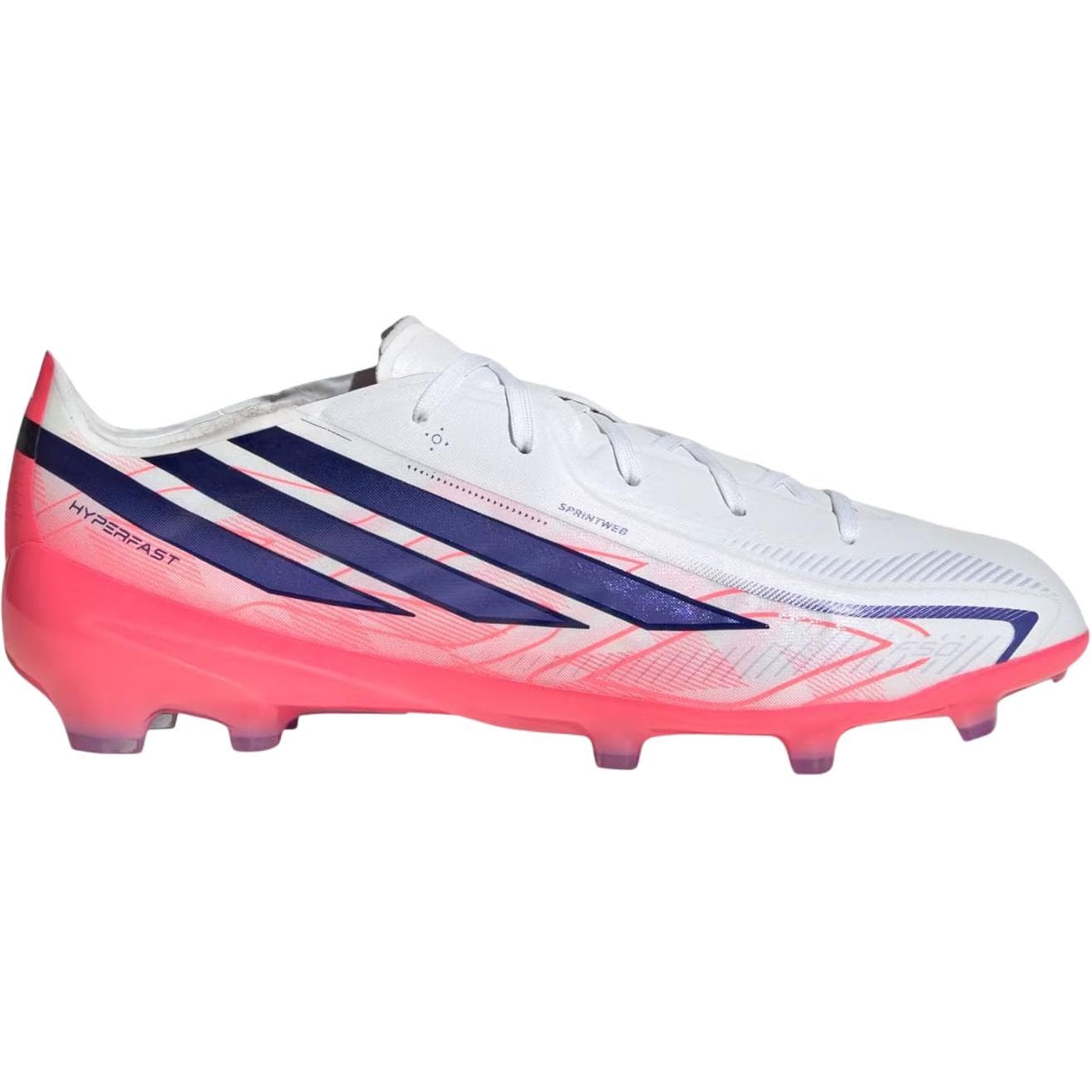 Бутсы Adidas F50 Детские футбольные бутсы Low Топ Облачный белый Солнце Фиолетовый Kids - изображение 2