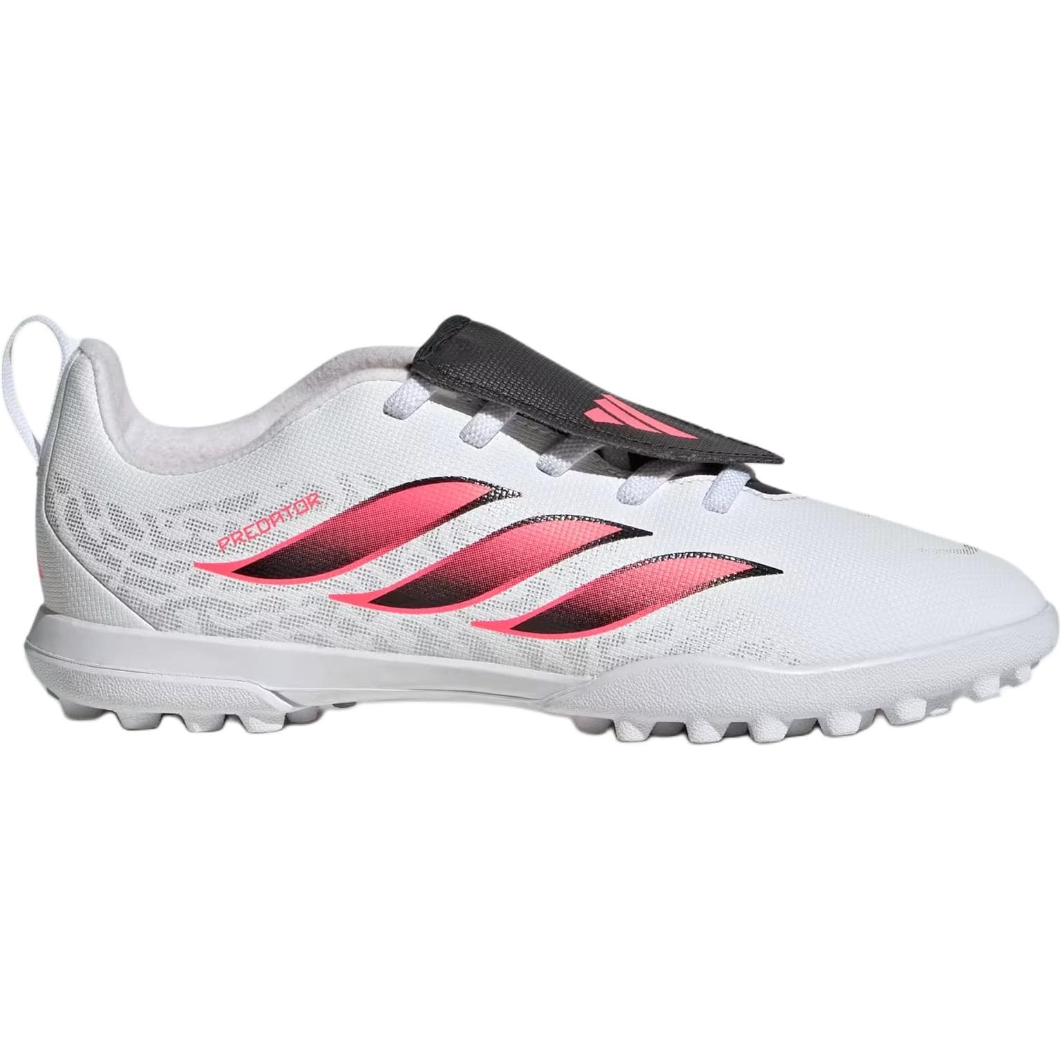 Бутсы Adidas Predator CLUB Детские футбольные бутсы Низкий Топ Облачный Белый Солнечный Turbine Основной Черный Kids - изображение 2