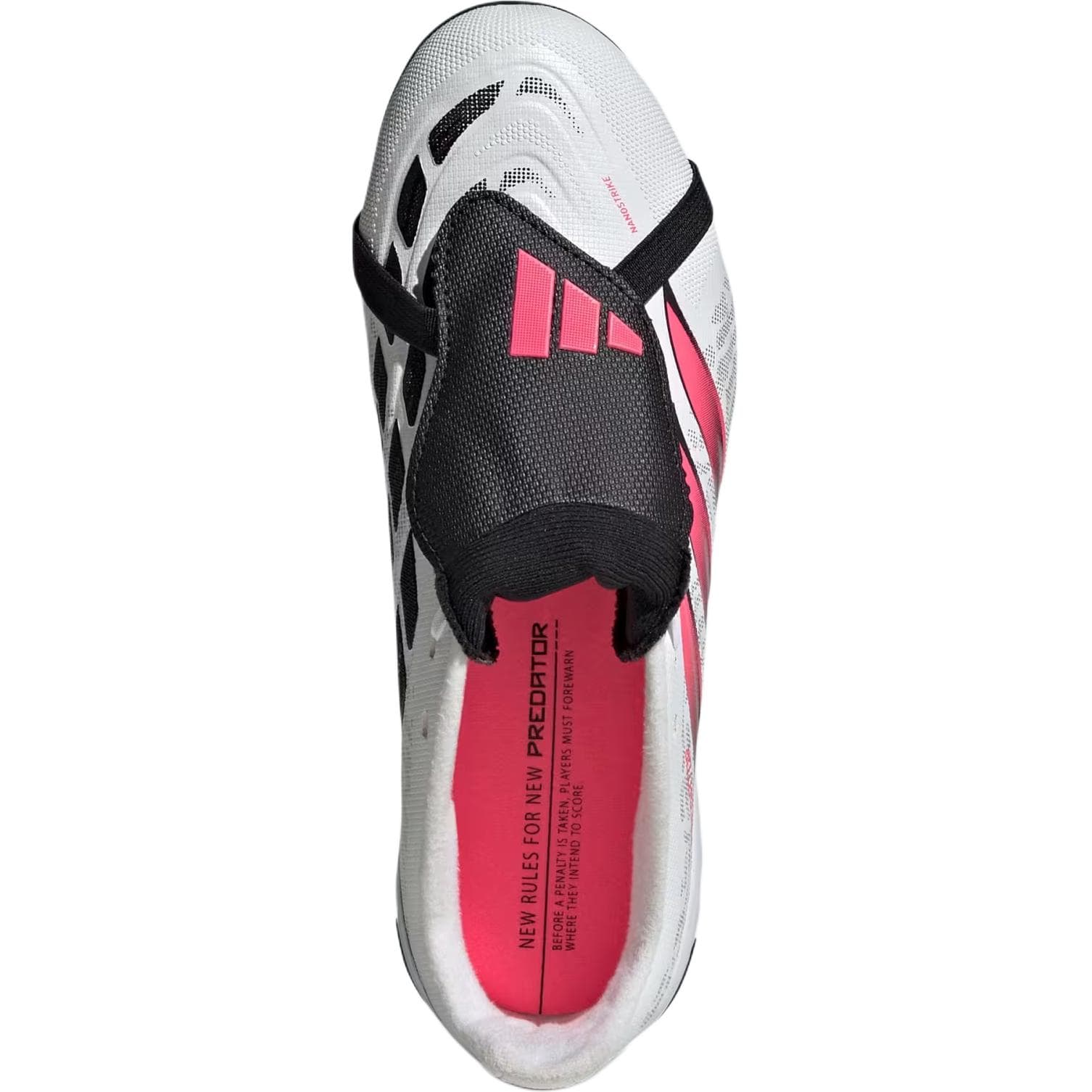 Бутсы Adidas PREDATOR LEAGUE Детские футбольные бутсы Низкий Топ Облачный Белый Солнечный Turbine Основной Черный Kids - изображение 3