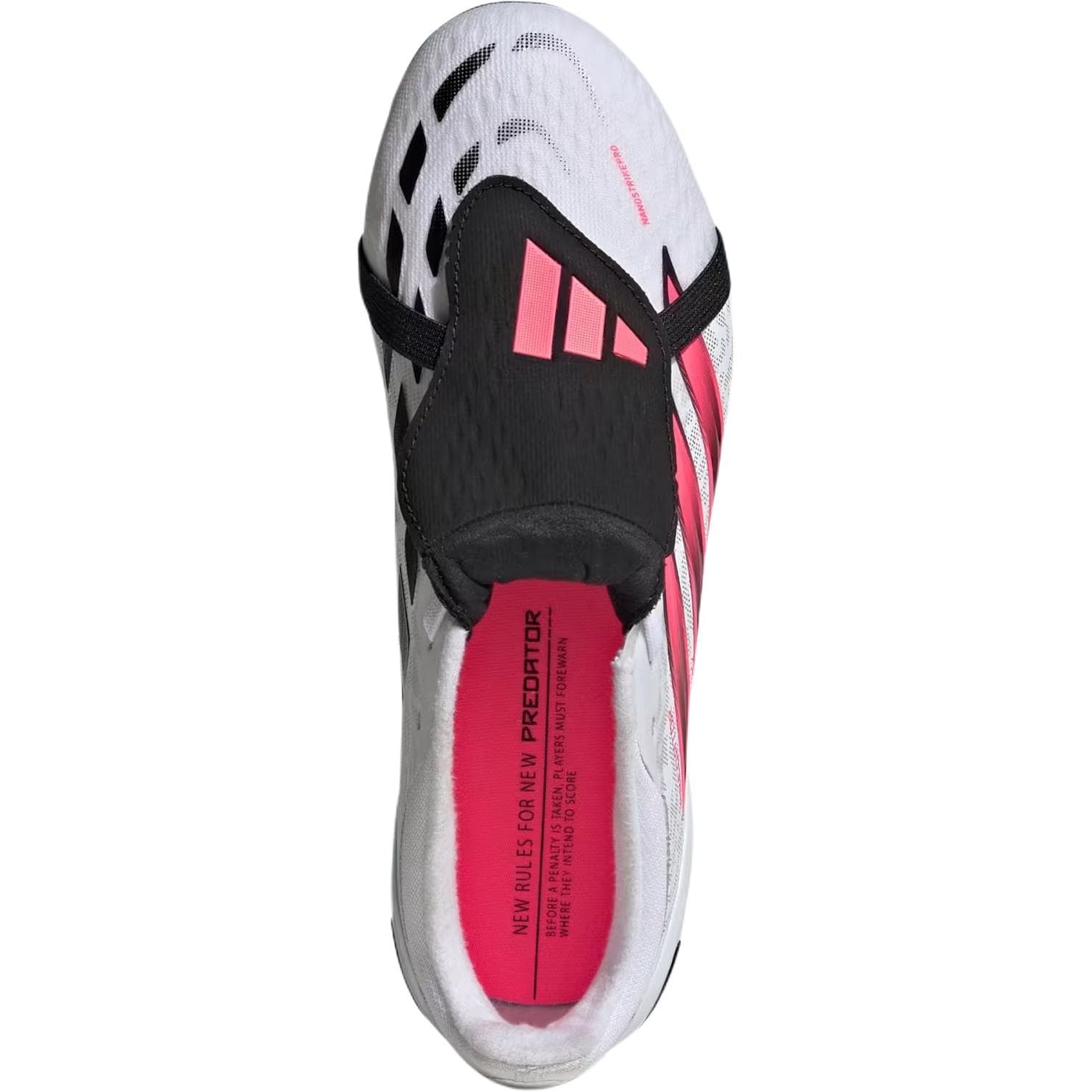 Бутсы Adidas PREDATOR ELITE Детские футбольные бутсы Низкий Топ Облачный Белый Солнечный Turbine Основной Черный Kids - изображение 3