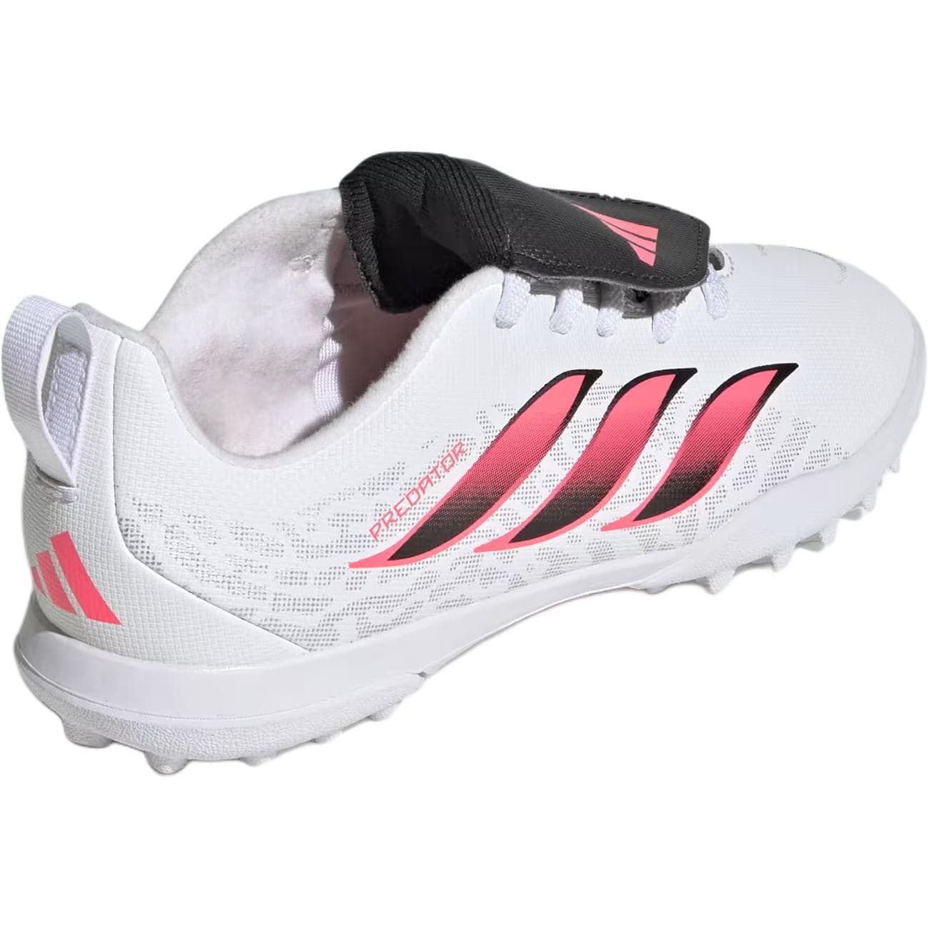 Бутсы Adidas Predator CLUB Детские футбольные бутсы Низкий Топ Облачный Белый Солнечный Turbine Основной Черный Kids - изображение 4