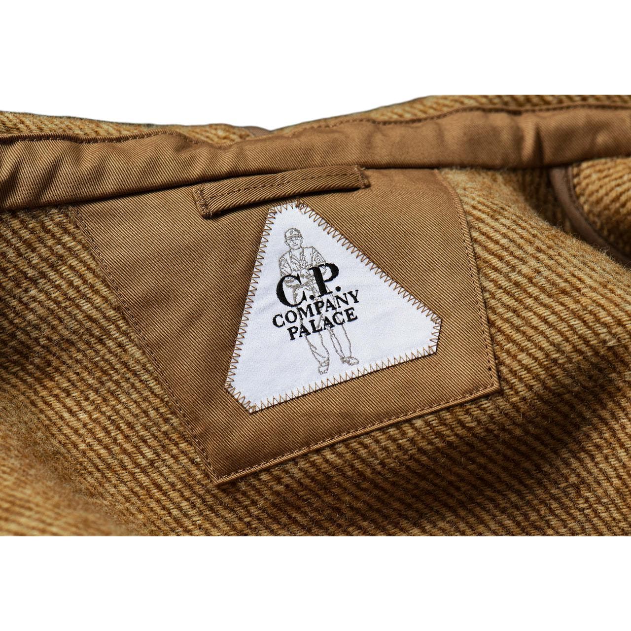 Пальто PALACE x C.P. Company FW22 Duffel Jacket Brown - изображение 8