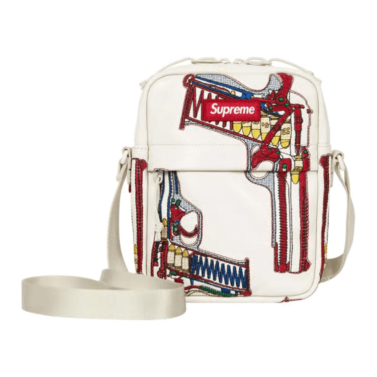 Сумка через плечо Supreme SS26 Crossbody Bag White Unisex - изображение 1